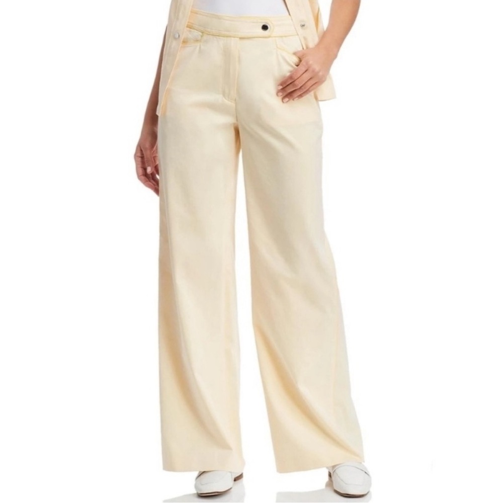 NWT Tory Burch Wide Leg Lemon, 0